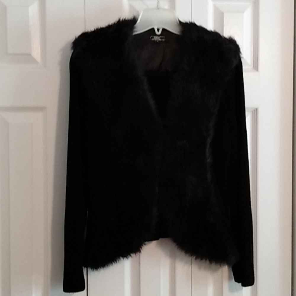 Vintage fur trimmed jacket